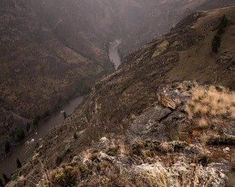 Middle Fork of the Salmon River from above Parrot's Place | Landscape | Scenic | Photographic Print, Canvas, Metal | Fine Art | Wall Decor |