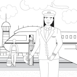 Pilot Colouring in sheet