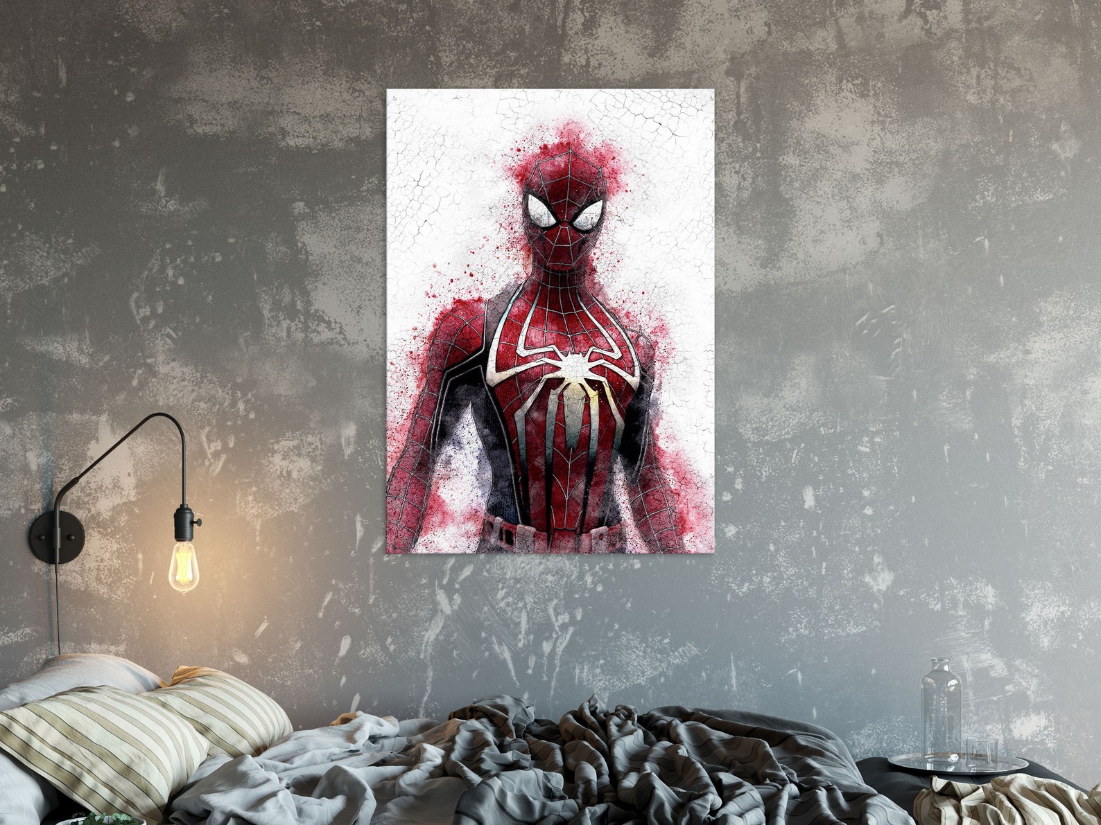 Spider-man Wall Art Print Marvel Universe Movie Poster on | Etsy