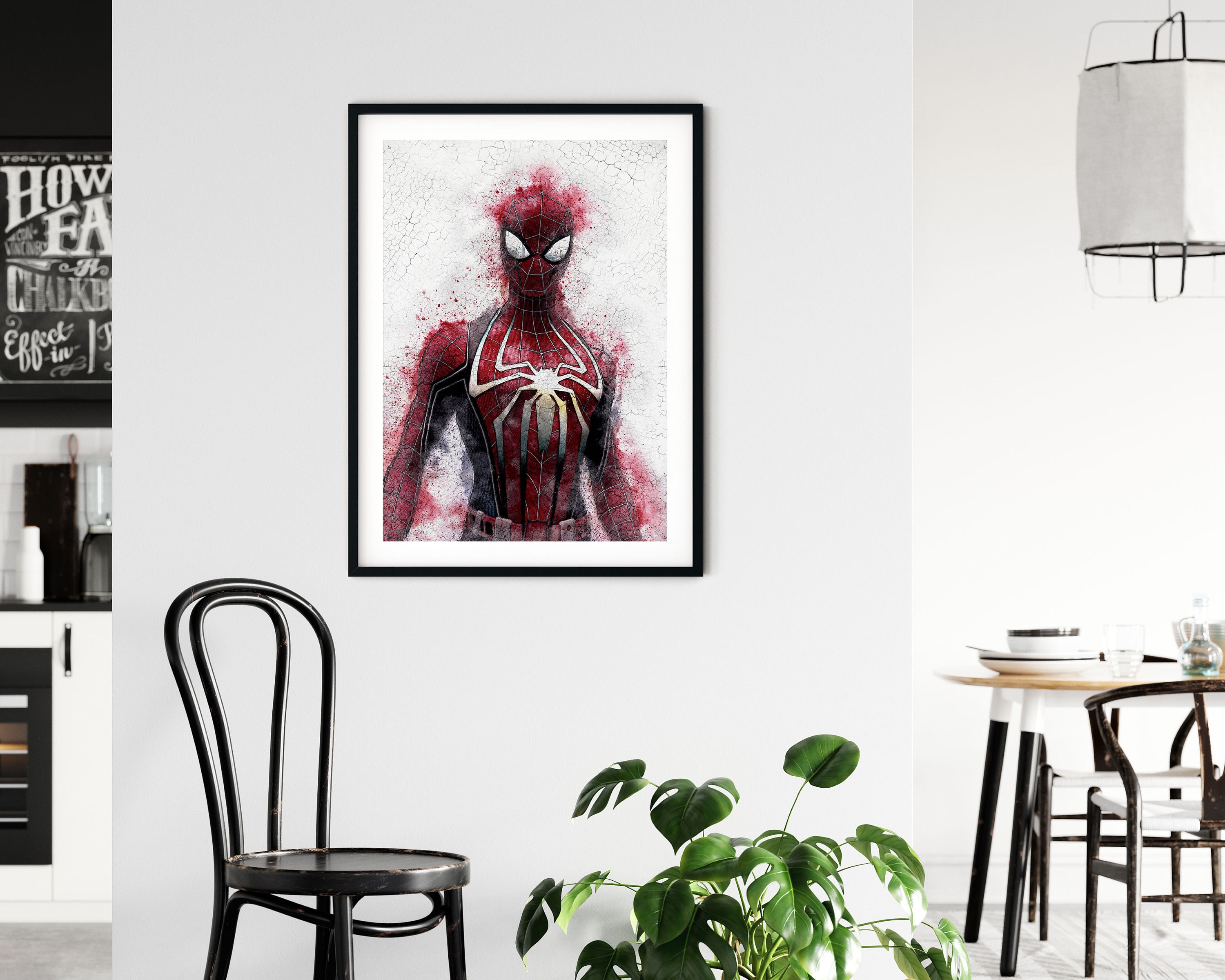 Spider-man Wall Art Print Marvel Universe Movie Poster on | Etsy