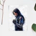 Bucky Barnes Wall Art Print - Captain America Avengers Fan Art Poster, Marvel Endgame, Infinity War Movie Fine Art Print 