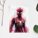 Spider-man Wall Art Print - Marvel Universe Movie Poster on Quality Archival Paper - Spider Man Avengers Home Decor 