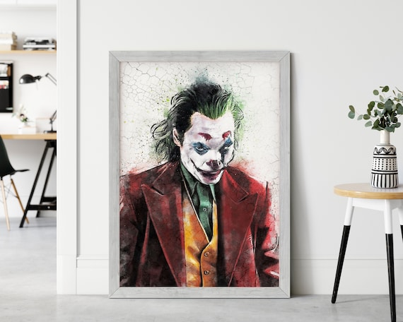 Arthur Fleck Joker Movie Poster Robert De Niro v4 24x36 - Joaquin Phoenix