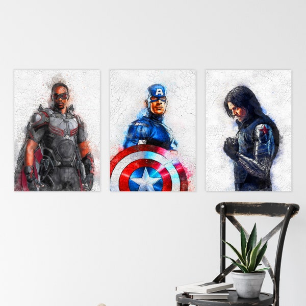 Triptych Wall Art Etsy UK