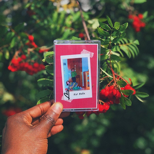 Mixtape audio personnalisée sur cassette PKs avec oeuvres d'art personnalisées : parfait pour la fête des mères/romantique/anniversaire/anniversaire/cadeau entre amis