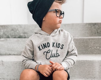 Kids Fall Sweatshirt / Boys Hoodie / Kind Kids Club / Kids and Toddler Fall Sweatshirt / Boys Fall Clothing | Boys Sweatshirt