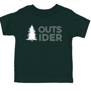 Outsider Kids Tee Adventure Kids Shirt Toddler Girl TShirt Toddler Boy Graphic Tees Summer TShirt Boys Camping image 3