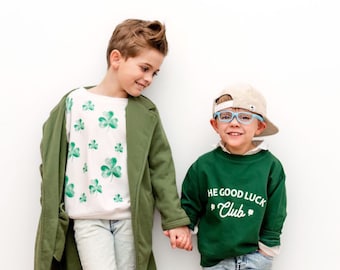 Toddler St. Patrick's Day Sweatshirt | Kids Green St Patricks Day Shirt | Unisex Baby, Toddler, Youth St Patricks Day Lucky Sweatshirt