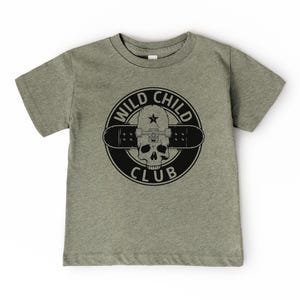 Trendy Graphic Kids Tee, Kids Summer Shirt, Toddler Boy Shirt, Wild Child T-Shirt