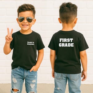First Grade Shirt, Back to School Tee, First Grader Shirt for Boys, 1st Day of School Shirt, Back To School Gift School Outfit