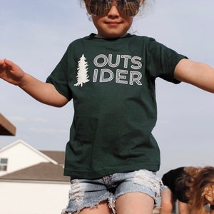 Outsider Kids Tee Adventure Kids Shirt Toddler Girl TShirt Toddler Boy Graphic Tees Summer TShirt Boys Camping image 4