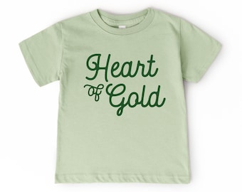 Toddler St Patricks Day Shirt | Heart of Gold Boys St Patrick's Day Tee
