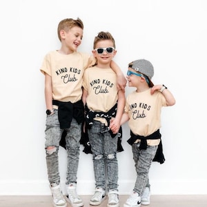 Toddler Boy Shirt | Kind Kids Club | Baby Boy Graphic Tee | Cute Kids Shirt | Trendy Boy Clothing | Trendy Boys Shirt | Toddler T-Shirt
