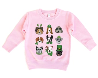 Toddler St Patricks Day Sweater | St Patricks Day  Sweatshirt for Kids | Girls St Patricks Day Shirt