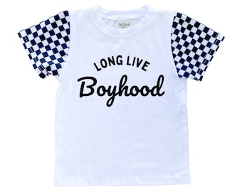 Toddler Boy Shirt | Long Live Boyhood | Boyhood Shirt | Matching Brothers Tee | Baby Boy Graphic Tee | Cute Kids Shirt | Trendy Boy Clothing