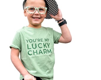 You're my Lucky Charm | Kids and Mama St. Patricks Day Shirts | Toddler Boys St Patricks Day Gift