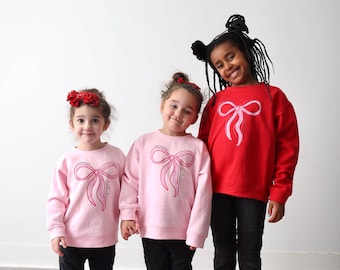 Toddler Valentine Sweater | Valentine Sweatshirt for Kids | Girls Valentine Shirt | Cute Valentines Day Outfit | Valentines Day Shirt