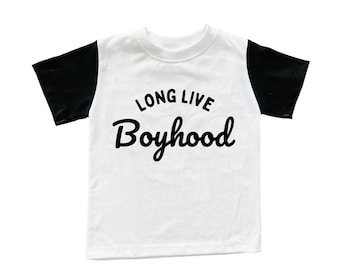 Toddler Boy Shirt | Long Live Boyhood Graphic Tee