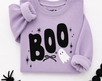 Boo Club Girls Halloween Shirt | Kids Halloween Shirt | Little Girl Boo Basket Gift | Girls Pumpkin Patch Sweatshirt