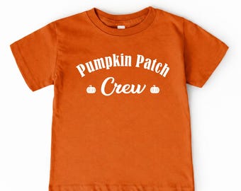 Pumpkin Patch Crew Shirt | Matching Sibling Pumpkin Patch Outfit | Cousin Kids Fall Shirt | Toddler Pumpkin Patch Tee | Family Fall Matching