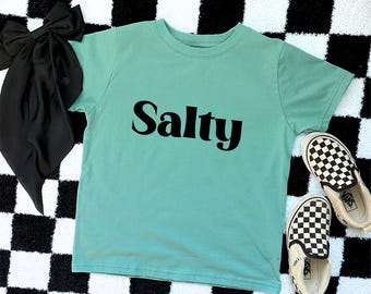 Kids Beach Vacation Shirt, Salty Kids Tee, Toddler Beach Shirt, Family Beach Trip Outfit, Summer Vacation Kids Shirt, Ocean Lover Kids Tee