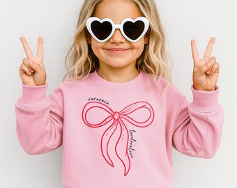 Toddler Valentine Sweater | Valentine Sweatshirt for Kids | Girls Valentine Shirt | Cute Valentines Day Outfit | Valentines Day Shirt