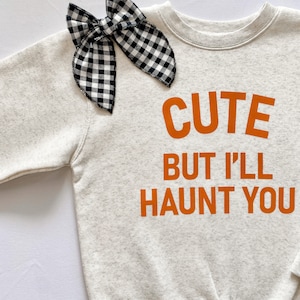 Kids Halloween Sweatshirt / Girls Halloween / Boys Halloween /  Kids and Toddler Spooky Halloween Sweatshirt / Kids Winter Apparel