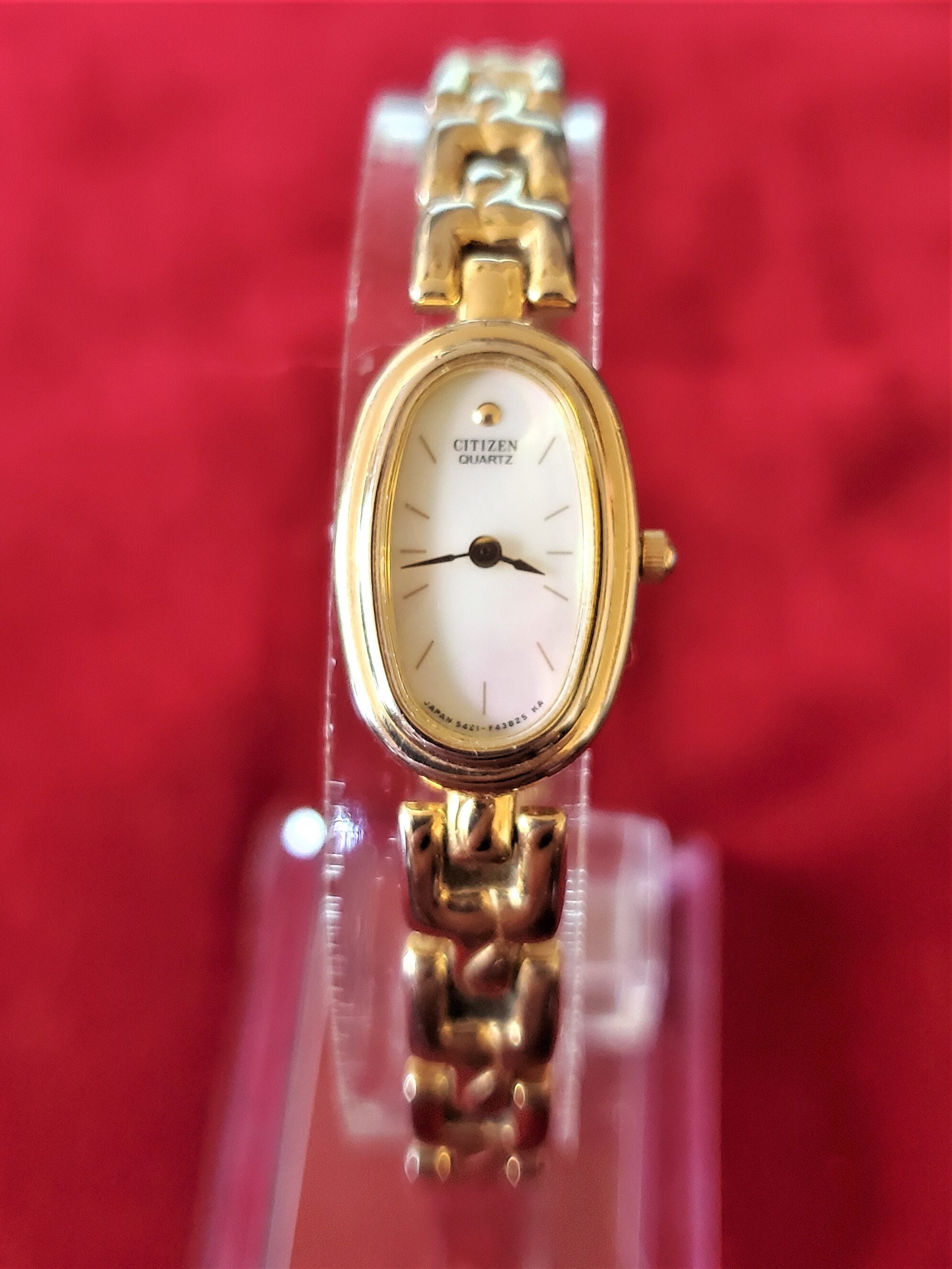 residuo juez mueble Reloj Gold Tone CITIZEN MOP Ladies 5421 F42724 - Etsy España