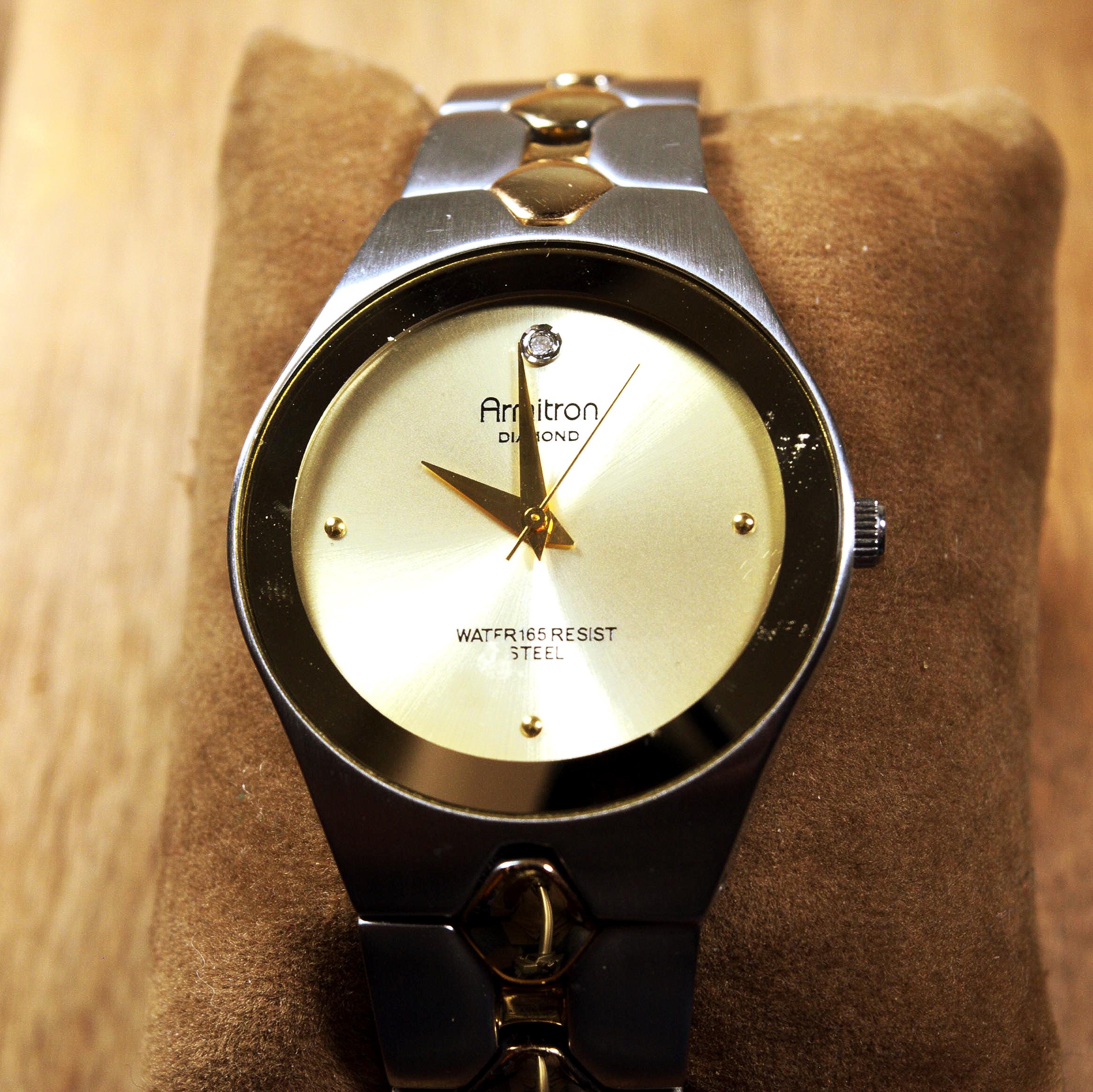 Diamond Watch Armitron Water Resistant Diamond Armitron