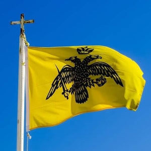 flag, Byzantine Empire, church Greece