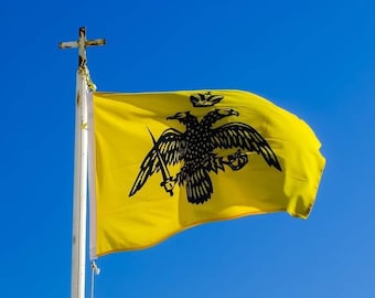 flag, Byzantine Empire, church Greece