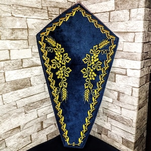 Cross napkin for the Holy table. ECCLESIASTICAL COVERS. Orthodox napkin. Altar Cloth Embroidered.