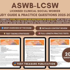 Guía de estudio para el examen ASWB-LCSW 2025-26: Certificación en Trabajo Social Clínico