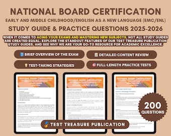 NBPTS ENL Study Guide 2025-2026: National Board Certification Prep