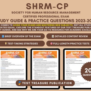 SHRM-CP Exam Prep 2023-2024: Certified HR Professional Guide with In-Depth Content Review, Full-Length Practice Tests & Exam Strategies