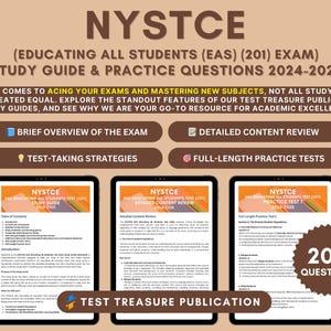 NYSTCE Educating All Studenten (EAS) Test (201) Studienführer 2024-2025: Detaillierte Inhaltsüberprüfung und Übungstests für angehende NY Lehrer
