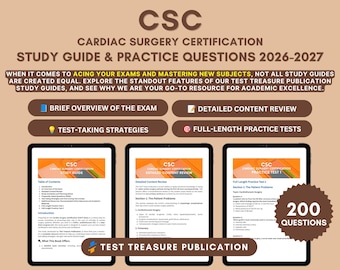 CSC Exam Study Guide 2026-2027 – AACN Cardiac Surgery Prep