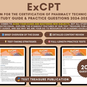 ExCPT Studienführer 2024-25: Vertiefung der Inhalte, Übungstests & Prüfungskonzepte für die Apothekentechniker-Zertifizierung | ExCPT Exam Prep