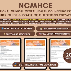 NCMHCE Study Guide 2025-2026: Exam Prep with Practice Tests