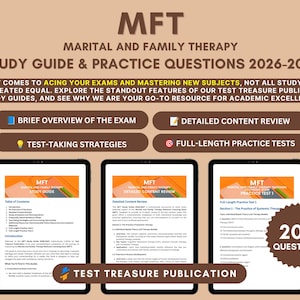 MFT Exam Study Guide 2026-2027: Practice Tests & Content Review
