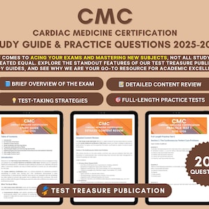 CMC Cardiac Medicine Certification Study Guide: 2 Practice Tests
