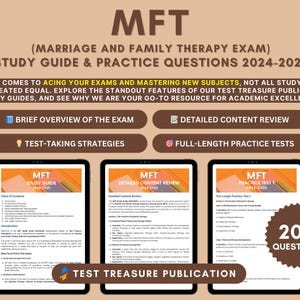 MFT 学習ガイド 2024-2025: セラピストを目指す人のための詳細な内容レビュー、模擬試験、試験のヒント | 結婚と家族療法ガイド