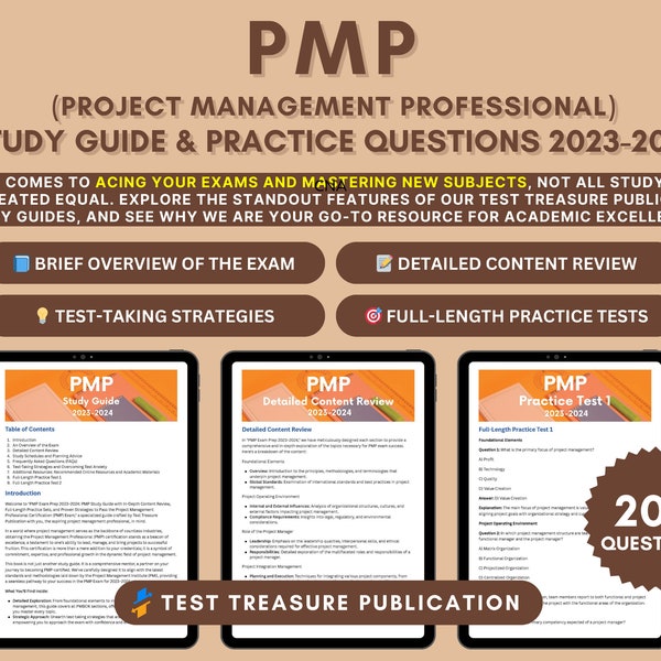 PMP Exam Prep 2023-2024: In-Depth Content Review, Practice Tests & Strategies for Project Management Professional Exam | PMP Certification