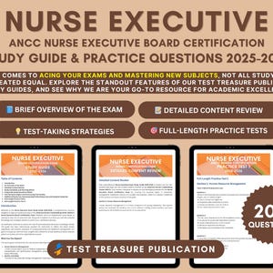 Nurse Executive Exam Study Guide 2025-2026: ANCC Certification Prep