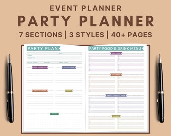 party plan jewelry companies Party Planner with Party Plan, Guest & Grocery List, Todo List, Budget, Party Decoration | Event Planner, Birthday Planner, Party Organizer