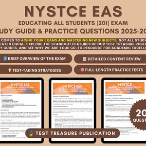 NYSTCE EAS Exam Study Guide: 2025-2026 Teacher Certification Prep