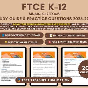 FTCE Music K-12 Study Guide: Florida Teacher Exam Prep