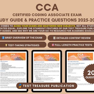 CCA Exam Study Guide 2025-2026: Medical Coding Certification