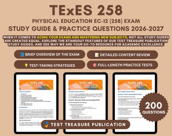 TExES Physical Education EC-12 (258) Study Guide | Practice Tests, Content Review