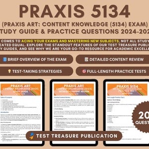 Praxis Art Inhalt Wissen (5134) Studienführer 2024-2025: Detaillierter Inhalts-Review, Prüfungstipps & Übungstests in voller Länge für Kunsterzieher
